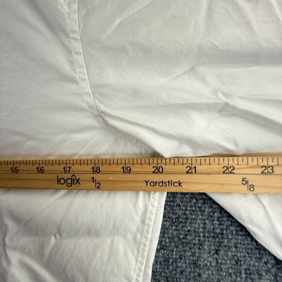 Stenstroms Cotton Twofold super 15.5 Slimline White Long Sleeve Button Up Solid - Picture 7 of 16